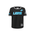 NFL DETROIT LIONS CLASSIC LITTLE BOY'S SHORT SLEEVE MESH T-Shirt (BLACK) product image 1, provided for visual reference and