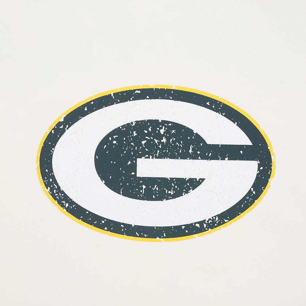 NFL GREEN BAY PACKERS REBEL ATHLETICS Women BABY DOLL T-Shirt (EGGSHELL) product image 9, provided for visual reference and