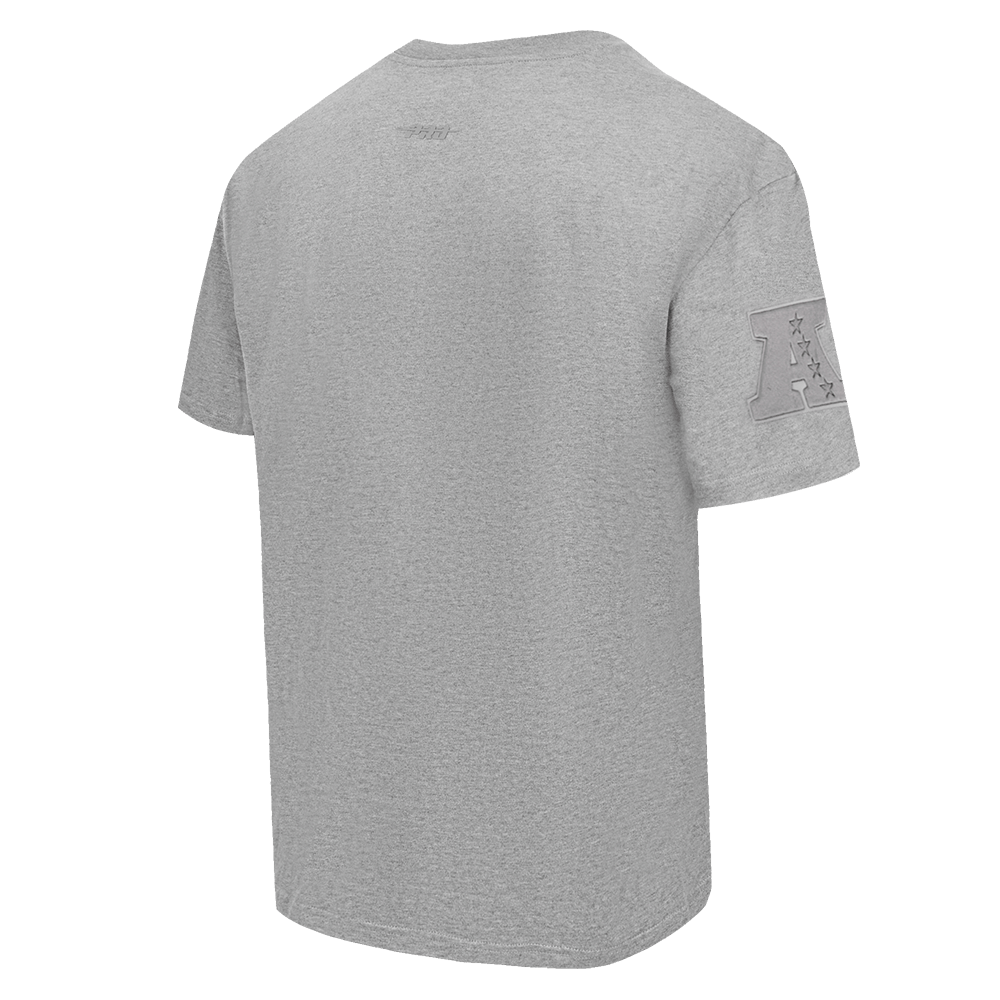 NFL HOUSTON TEXANS NEUTRAL Men DROP SHOULDER T-Shirt (DARK HEATHER GRAY) product image 4, provided for visual reference and