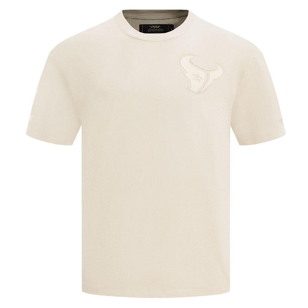 NFL HOUSTON TEXANS NEUTRAL Men DROP SHOULDER T-Shirt (EGGSHELL) product image 1, provided for visual reference and product