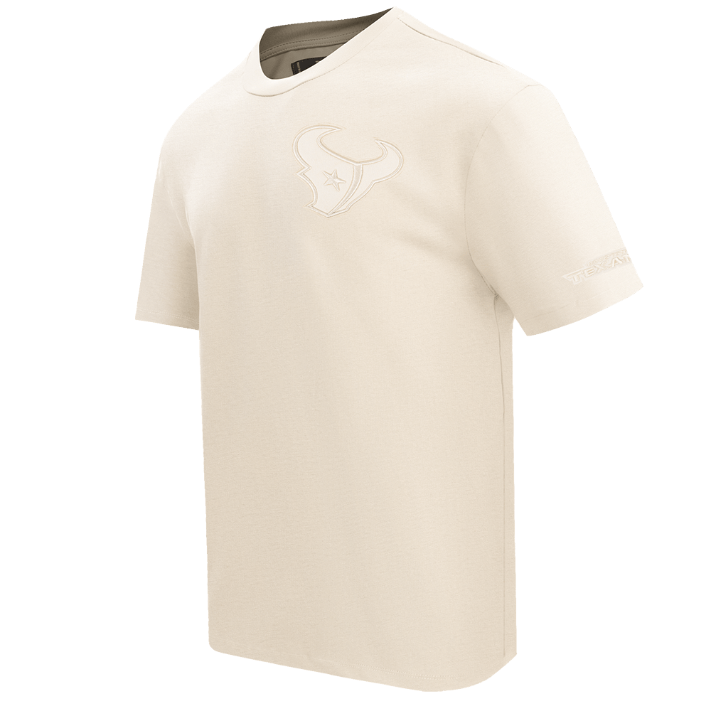 NFL HOUSTON TEXANS NEUTRAL Men DROP SHOULDER T-Shirt (EGGSHELL) product image 2, provided for visual reference and product
