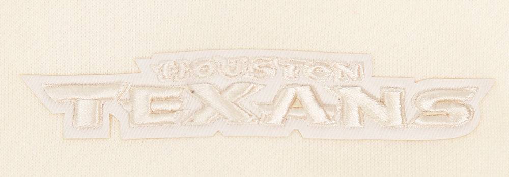 NFL HOUSTON TEXANS NEUTRAL Men DROP SHOULDER PULLOVER HOODIE (EGGSHELL) product image 6, provided for visual reference and