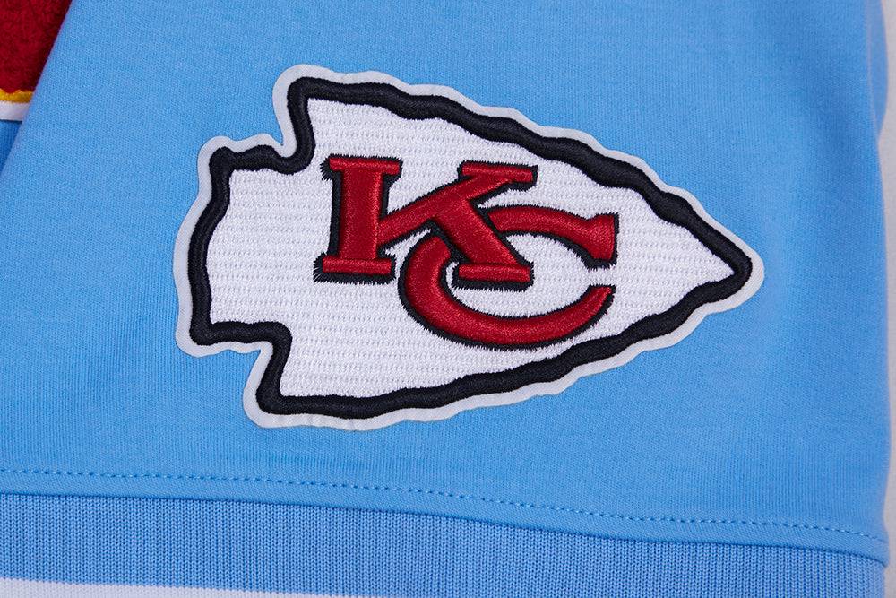 NFL KANSAS CITY CHIEFS CLASSIC CHENILLE Men T-Shirt (UNIVERSITY BLUE) product image 6, provided for visual reference and