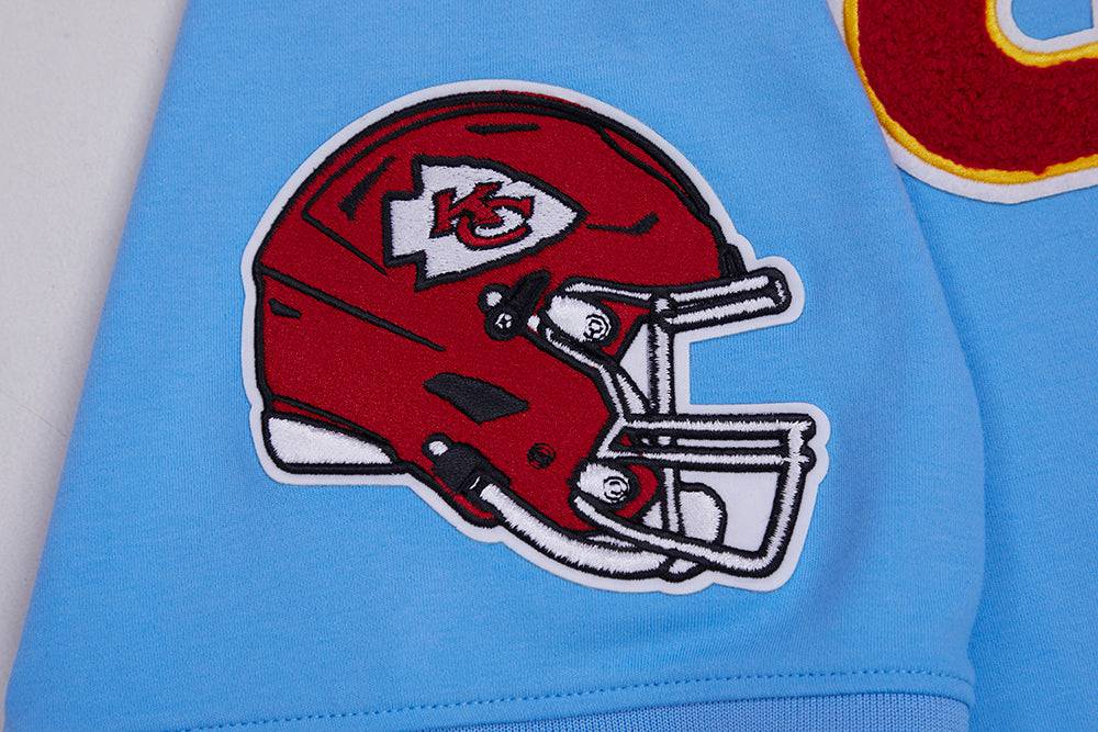 NFL KANSAS CITY CHIEFS CLASSIC CHENILLE Men T-Shirt (UNIVERSITY BLUE) product image 7, provided for visual reference and