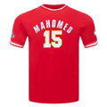 NFL KANSAS CITY CHIEFS PATRICK MAHOMES #15 Men T-Shirt (RED) product image 1, provided for visual reference and product