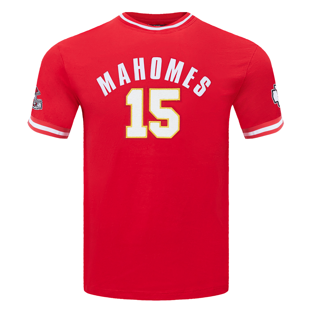 NFL KANSAS CITY CHIEFS PATRICK MAHOMES #15 Men T-Shirt (RED) product image 1, provided for visual reference and product