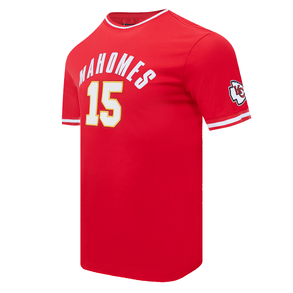 NFL KANSAS CITY CHIEFS PATRICK MAHOMES #15 Men T-Shirt (RED) product image 2, provided for visual reference and product