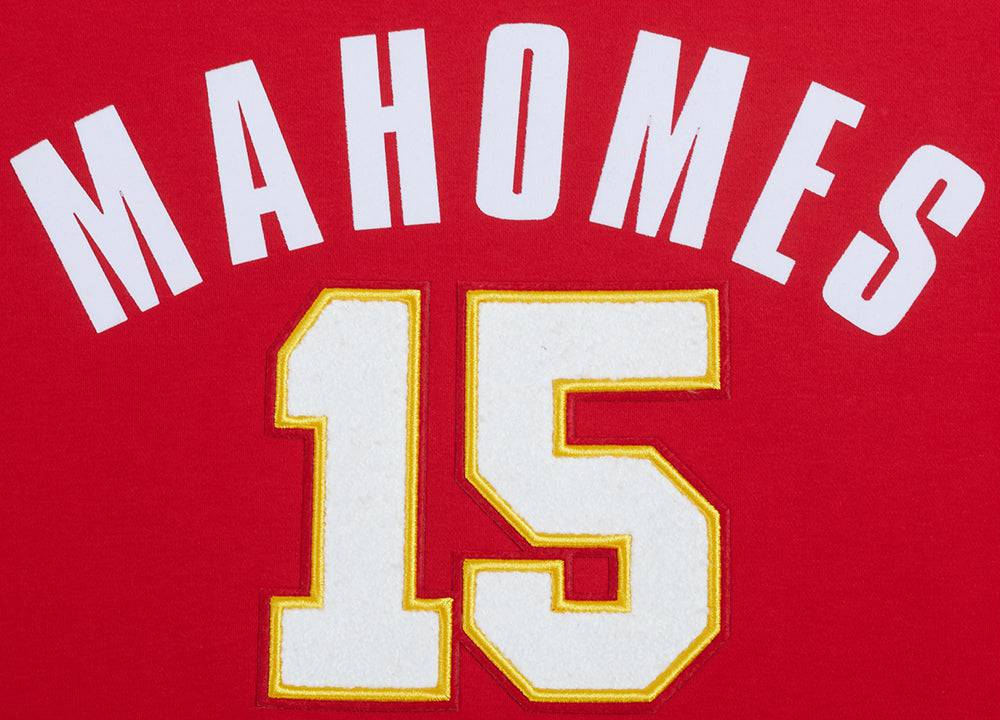 NFL KANSAS CITY CHIEFS PATRICK MAHOMES #15 Men T-Shirt (RED) product image 5, provided for visual reference and product