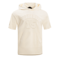 NFL KANSAS CITY CHIEFS PATRICK MAHOMES #15 NEUTRAL Men SHORT SLEEVE PULLOVER HOODIE (EGGSHELL) product image 1, provided for