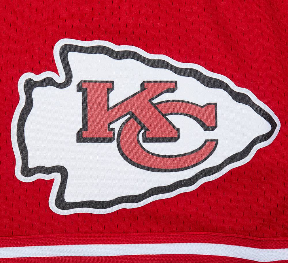 NFL KANSAS CITY CHIEFS PATRICK MAHOMES #15 Men MESH SHORT (RED) product image 6, provided for visual reference and product