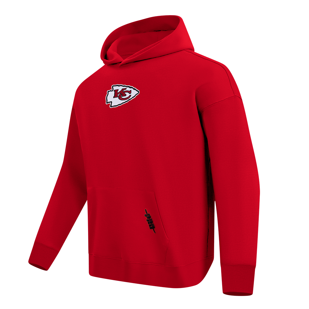 NFL KANSAS CITY CHIEFS PLAYBACK Men PULL OVER HOODIE (RED) product image 3, provided for visual reference and product detail