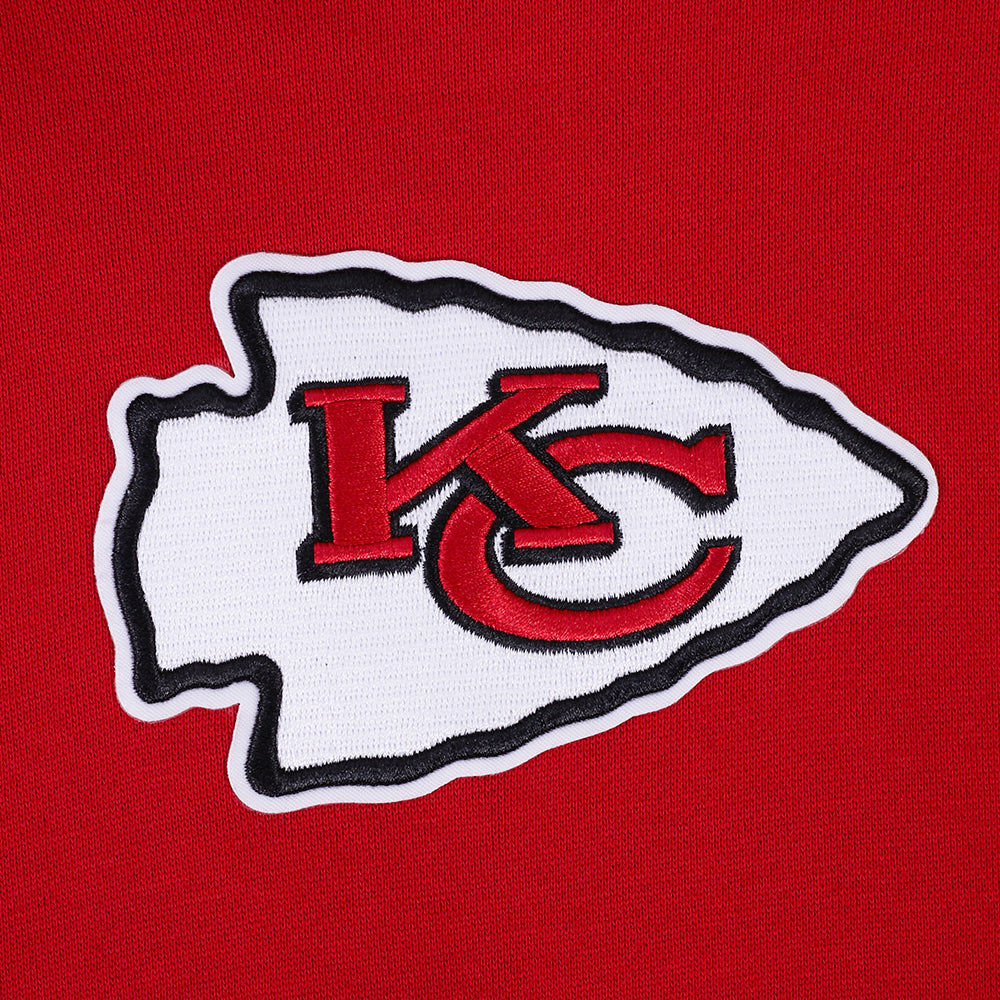 NFL KANSAS CITY CHIEFS PLAYBACK Men PULL OVER HOODIE (RED) product image 5, provided for visual reference and product detail