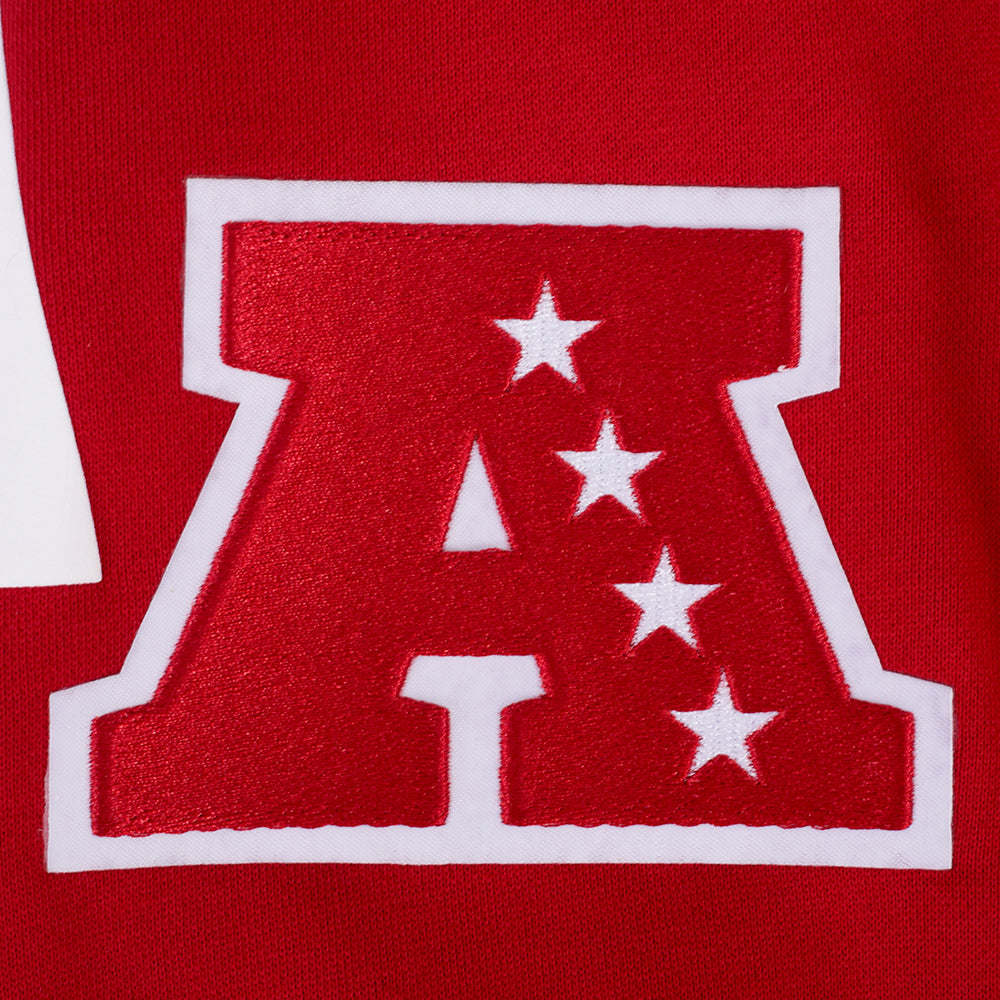 NFL KANSAS CITY CHIEFS PLAYBACK Men PULL OVER HOODIE (RED) product image 7, provided for visual reference and product detail