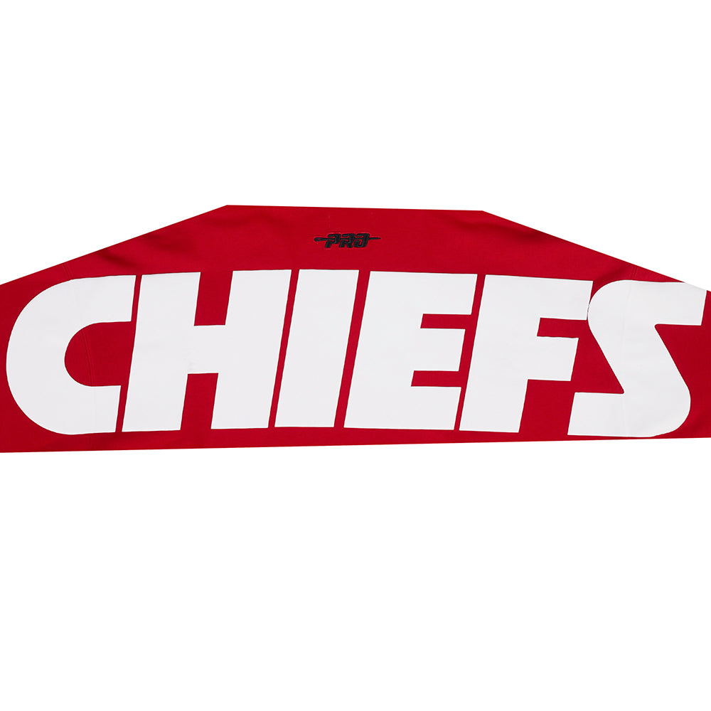 NFL KANSAS CITY CHIEFS PLAYBACK Men PULL OVER HOODIE (RED) product image 8, provided for visual reference and product detail