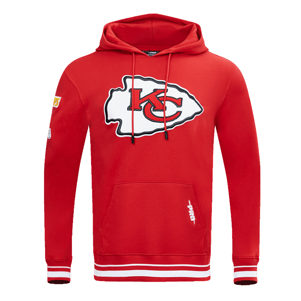 NFL KANSAS CITY CHIEFS MASHUP Men PULLOVER HOODIE (RED) product image 1, provided for visual reference and product detail