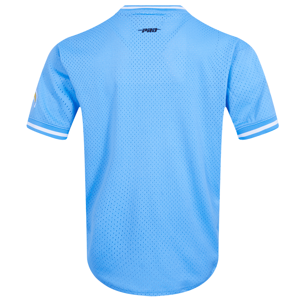 NFL LOS ANGELES CHARGERS JUSTIN HERBERT #10 Men MESH T-Shirt (UNIVERSITY BLUE) product image 3, provided for visual