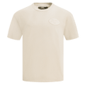 NFL NEW YORK JETS NEUTRAL Men COTTON JERSEY DROP SHOULDER T-Shirt (EGGSHELL) product image 1, provided for visual reference