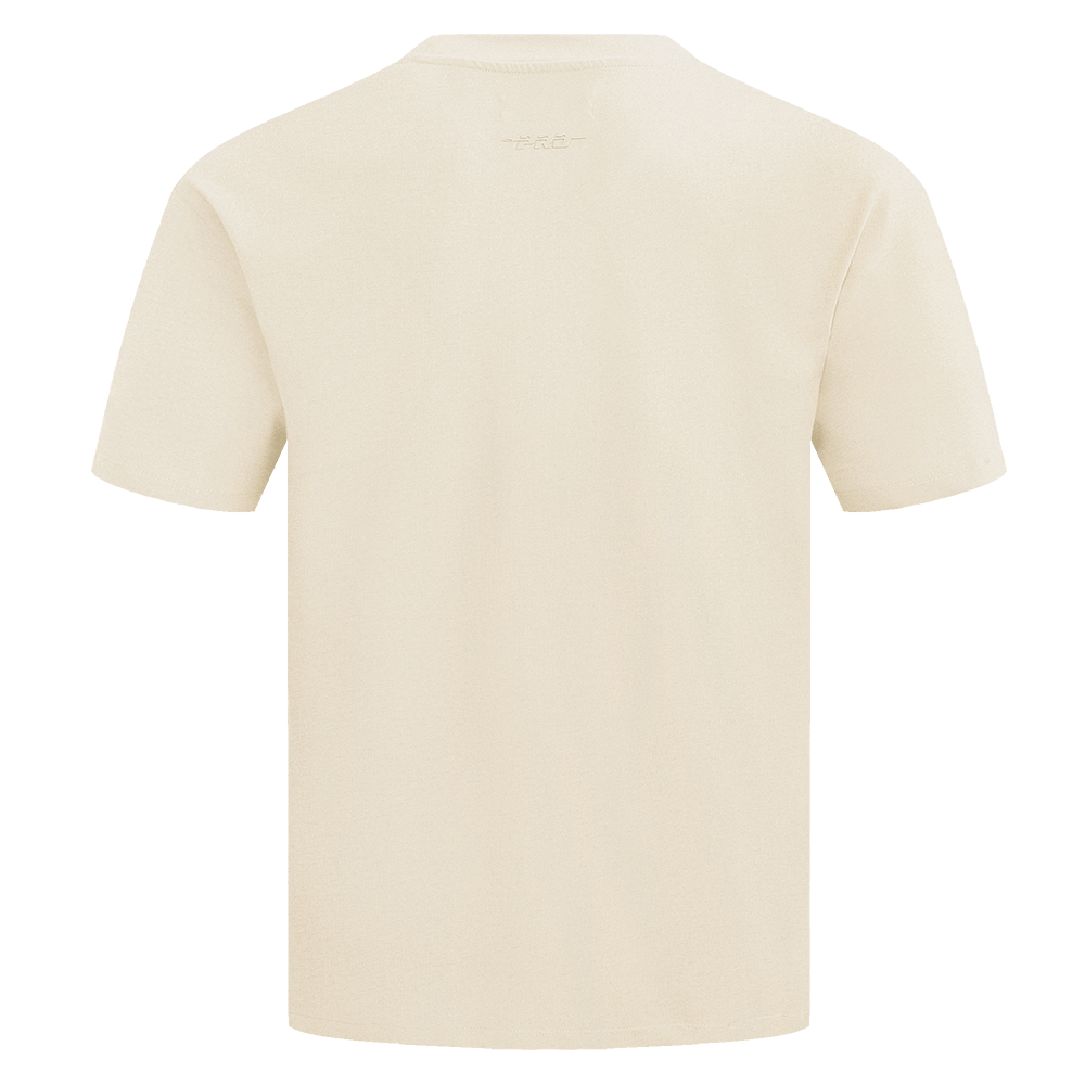 NFL NEW YORK JETS NEUTRAL Men COTTON JERSEY DROP SHOULDER T-Shirt (EGGSHELL) product image 4, provided for visual reference