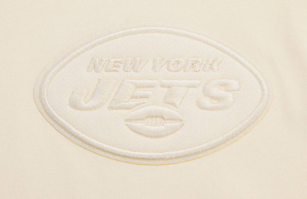 NFL NEW YORK JETS NEUTRAL Men COTTON JERSEY DROP SHOULDER T-Shirt (EGGSHELL) product image 6, provided for visual reference