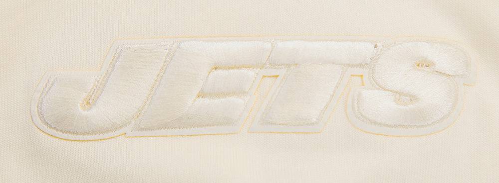NFL NEW YORK JETS NEUTRAL Men COTTON JERSEY DROP SHOULDER T-Shirt (EGGSHELL) product image 7, provided for visual reference
