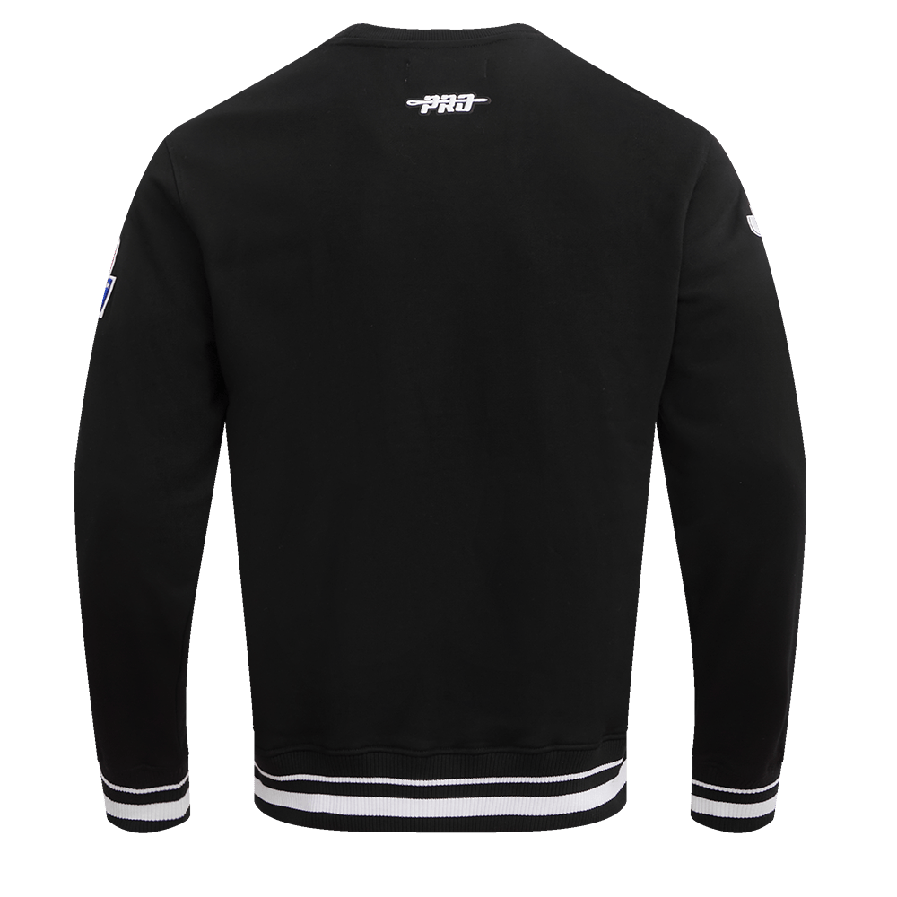 NFL NEW YORK JETS MASHUP Men RIB CREWNECK (BLACK) product image 3, provided for visual reference and product detail review