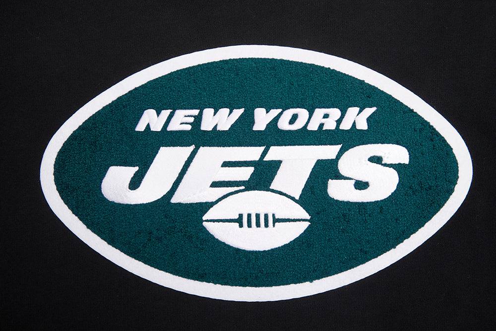 NFL NEW YORK JETS MASHUP Men RIB CREWNECK (BLACK) product image 5, provided for visual reference and product detail review