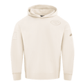 NFL NEW YORK JETS NEUTRAL Men DROP SHOULDER FLEECE PULLOVER HOODIE (EGGSHELL) product image 1, provided for visual reference