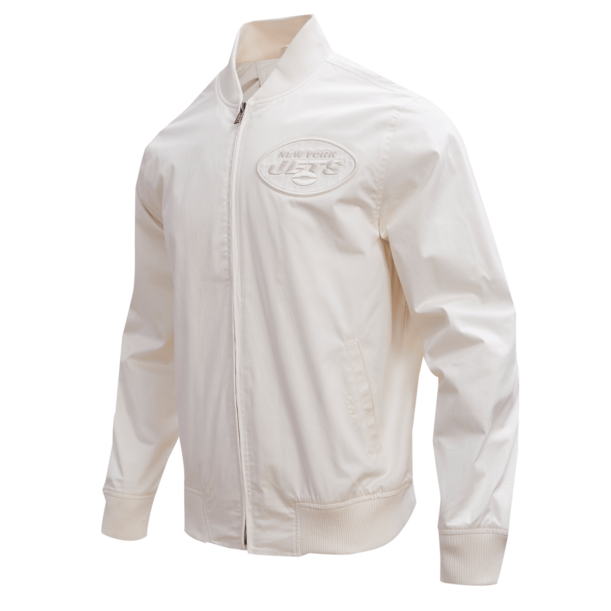 NFL NEW YORK JETS NEUTRAL Men TWILL JACKET (EGGSHELL) product image 2, provided for visual reference and product detail