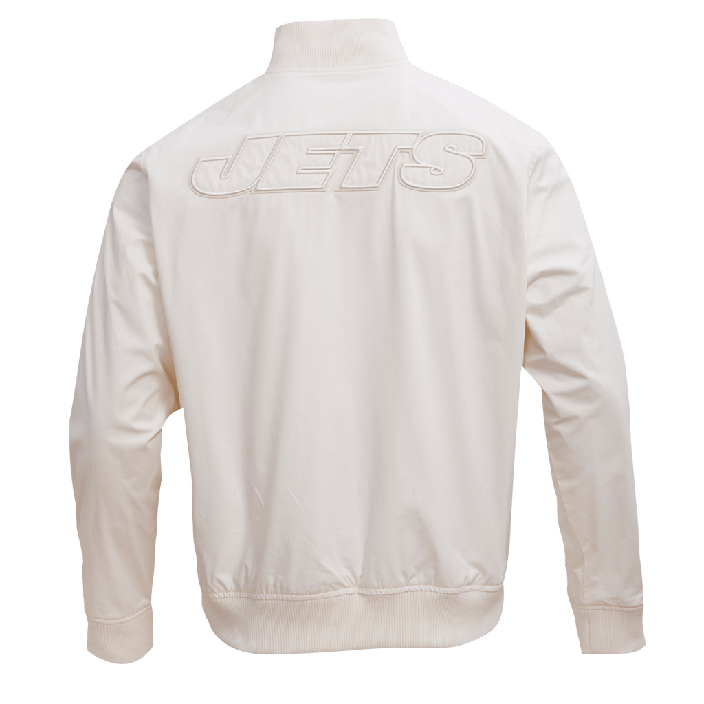 NFL NEW YORK JETS NEUTRAL Men TWILL JACKET (EGGSHELL) product image 3, provided for visual reference and product detail