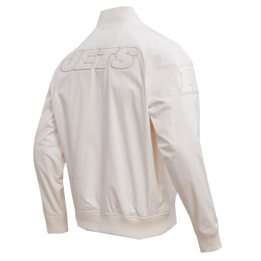 NFL NEW YORK JETS NEUTRAL Men TWILL JACKET (EGGSHELL) product image 4, provided for visual reference and product detail