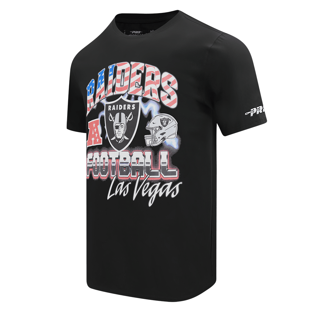 NFL LAS VEGAS RAIDERS VICTORY Men S/S T-Shirt (BLACK) product image 3, provided for visual reference and product detail