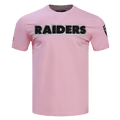 NFL LAS VEGAS RAIDERS LOGO PRO TEAM Men T-Shirt (PINK) product image 1, provided for visual reference and product detail