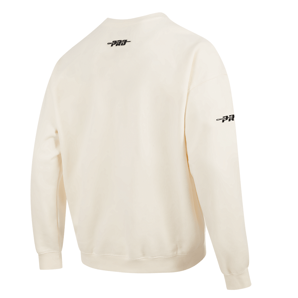 NFL LAS VEGAS RAIDERS REBEL ATHLETICS Men FLC CREWNECK (EGGSHELL) product image 4, provided for visual reference and product