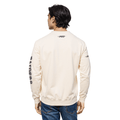 NFL LAS VEGAS RAIDERS REBEL ATHLETICS Men FLC CREWNECK (EGGSHELL) product image 1, provided for visual reference and product