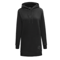 NFL LAS VEGAS RAIDERS TRIPLE BLACK Women HOODIE DRESS (TRIPLE BLACK) product image 1, provided for visual reference and