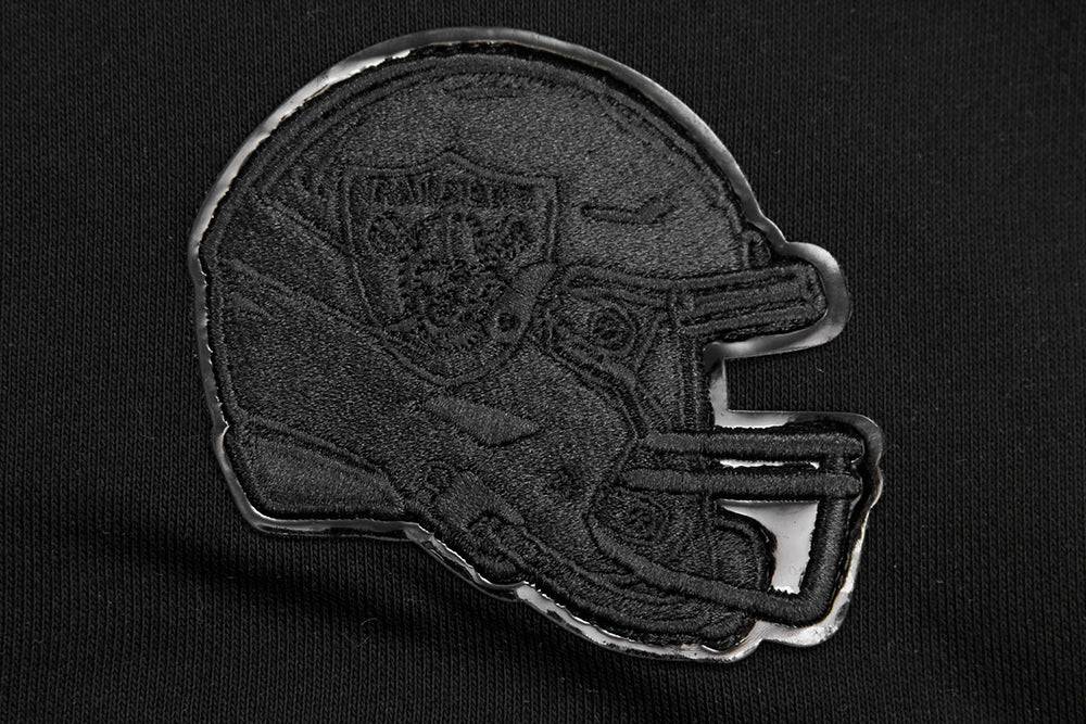 NFL LAS VEGAS RAIDERS TRIPLE BLACK Women HOODIE DRESS (TRIPLE BLACK) product image 6, provided for visual reference and