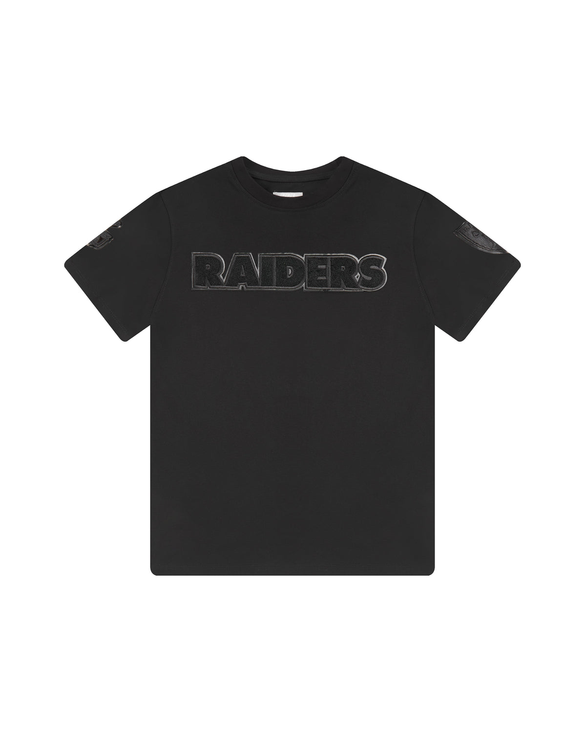NFL LAS VEGAS RAIDERS TRIPLE BLACK LITTLE BOY'S SHORT SLEEVE T-Shirt (BLACK) product image 1, provided for visual reference