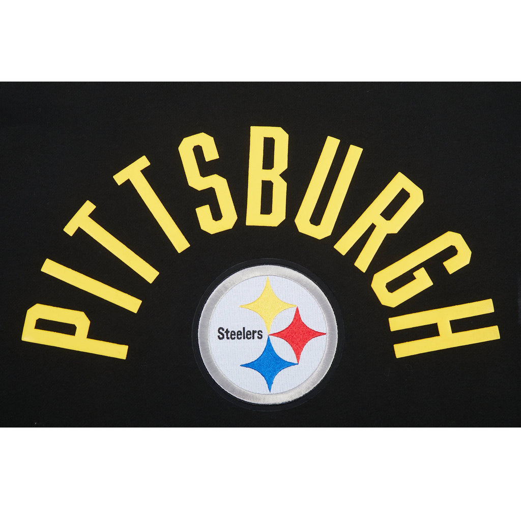 NFL PITTSBURGH STEELERS PLAYBACK Men CREWNECK SWEATSHIRT (BLACK) product image 6, provided for visual reference and product