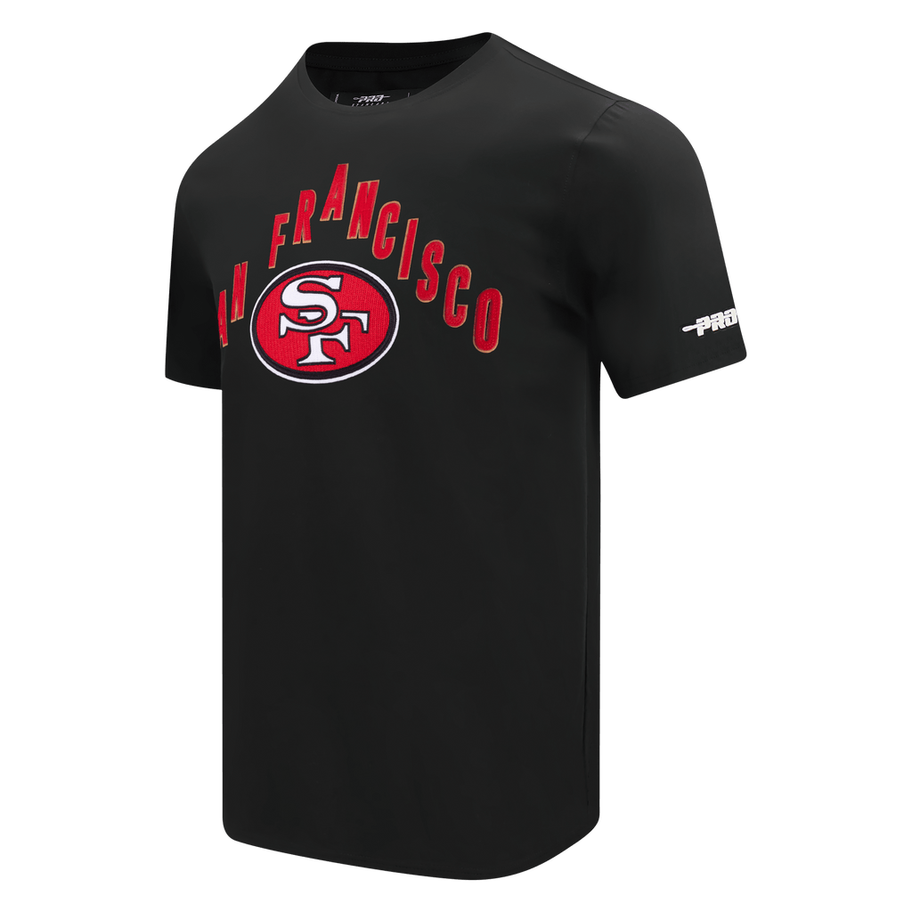 NFL SAN FRANCISCO 49ERS ON TOP Men S/S T-Shirt (BLACK) product image 3, provided for visual reference and product detail