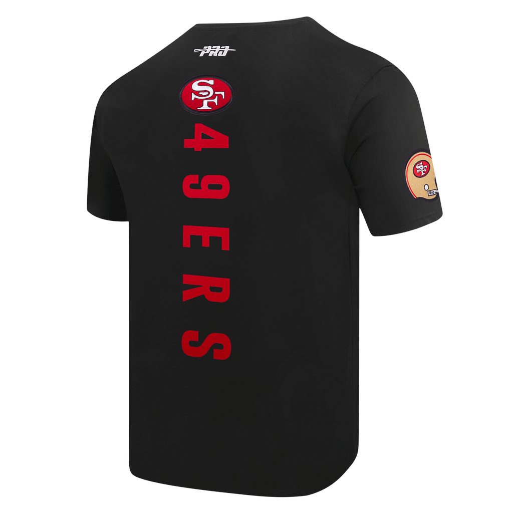 NFL SAN FRANCISCO 49ERS ON TOP Men S/S T-Shirt (BLACK) product image 4, provided for visual reference and product detail