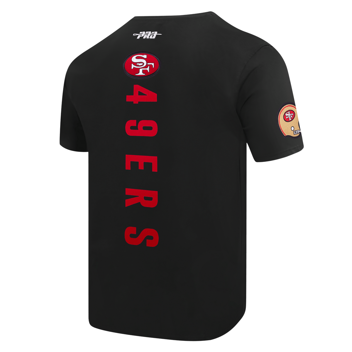 NFL SAN FRANCISCO 49ERS ON TOP Men S/S T-Shirt (BLACK) product image 4, provided for visual reference and product detail