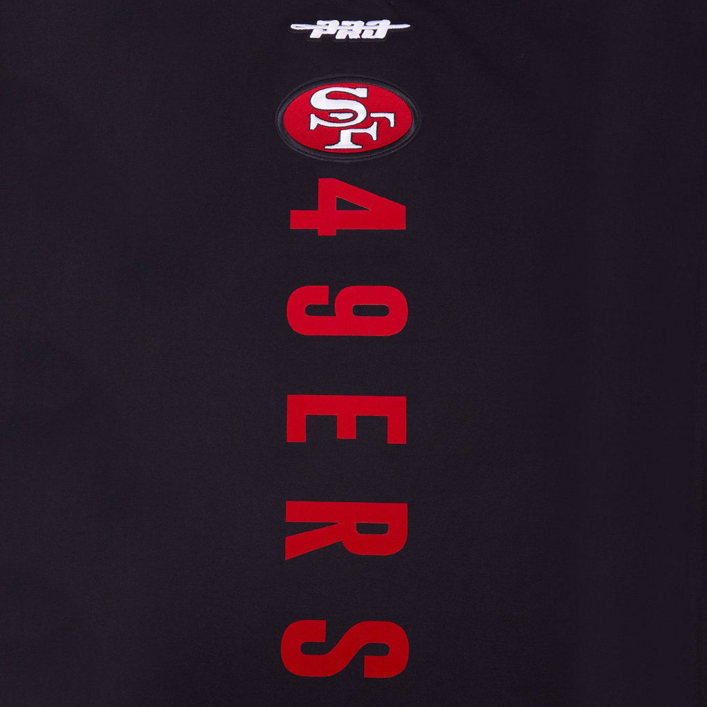 NFL SAN FRANCISCO 49ERS ON TOP Men S/S T-Shirt (BLACK) product image 7, provided for visual reference and product detail