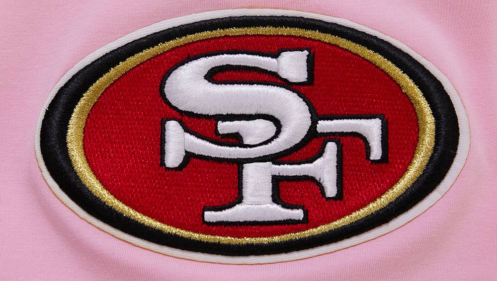 NFL SAN FRANCISCO 49ERS LOGO PRO TEAM Men T-Shirt (PINK) product image 6, provided for visual reference and product detail