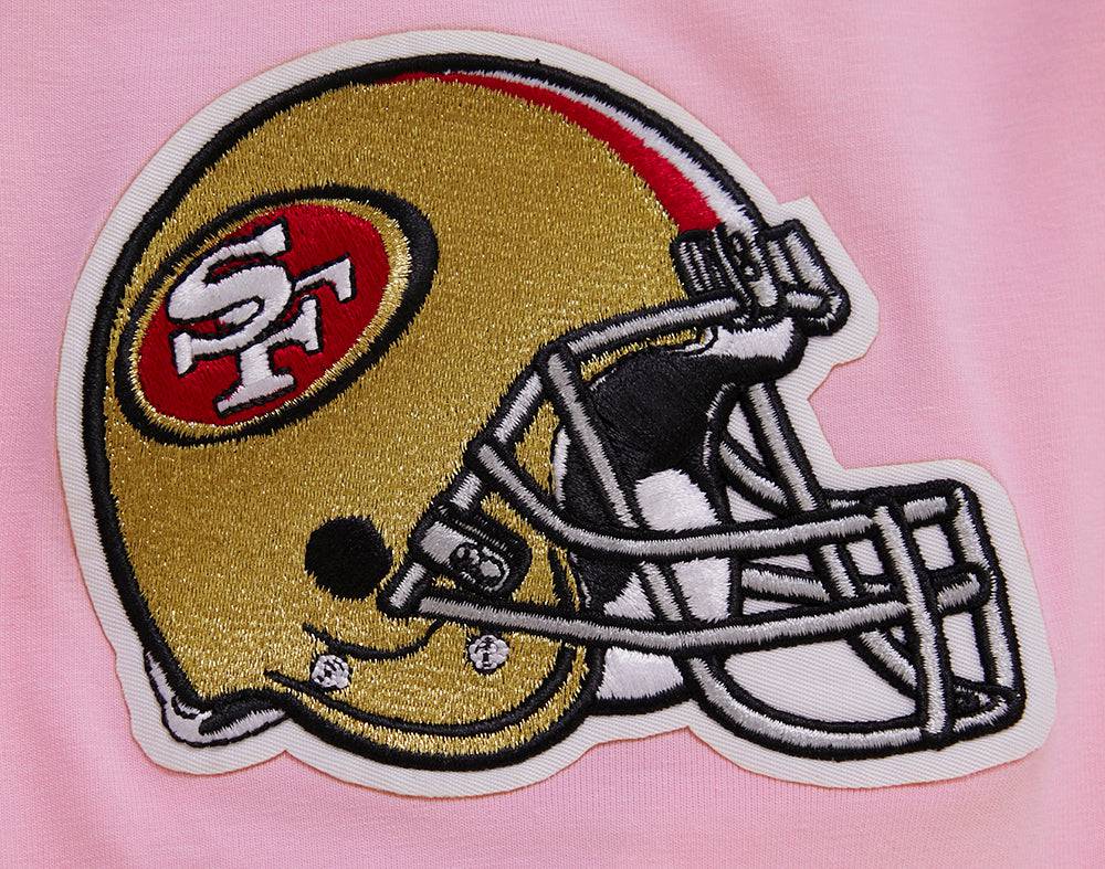 NFL SAN FRANCISCO 49ERS LOGO PRO TEAM Men T-Shirt (PINK) product image 7, provided for visual reference and product detail
