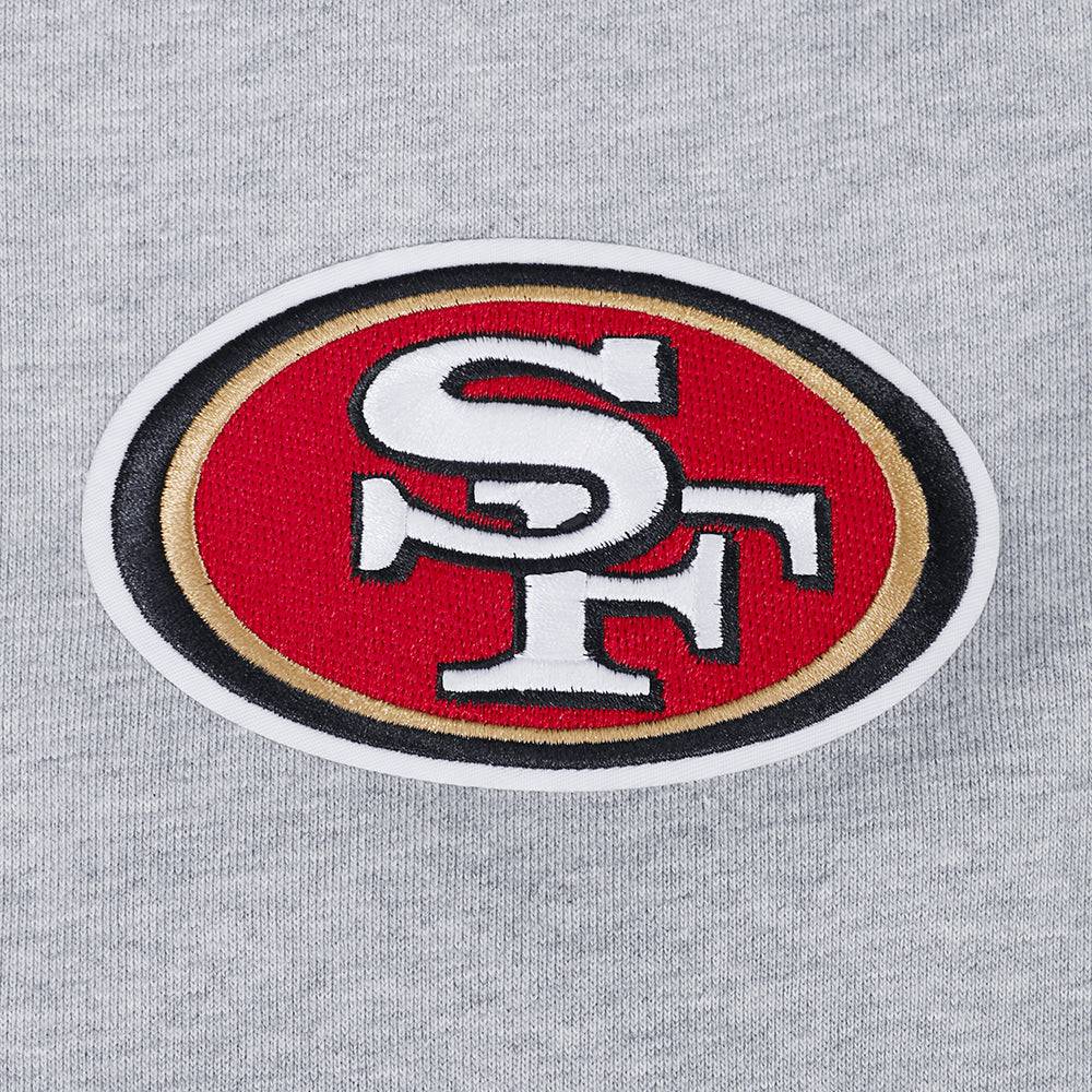 NFL SAN FRANCISCO 49ERS DAY ONE Men PULL OVER HOODIE (HEATHER GRAY/RED) product image 8, provided for visual reference and