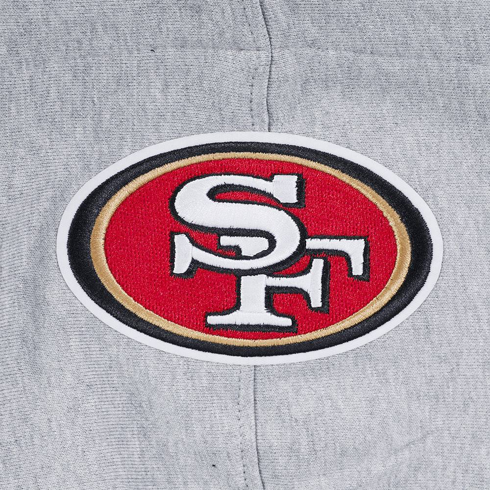 NFL SAN FRANCISCO 49ERS DAY ONE Men PULL OVER HOODIE (HEATHER GRAY/RED) product image 9, provided for visual reference and