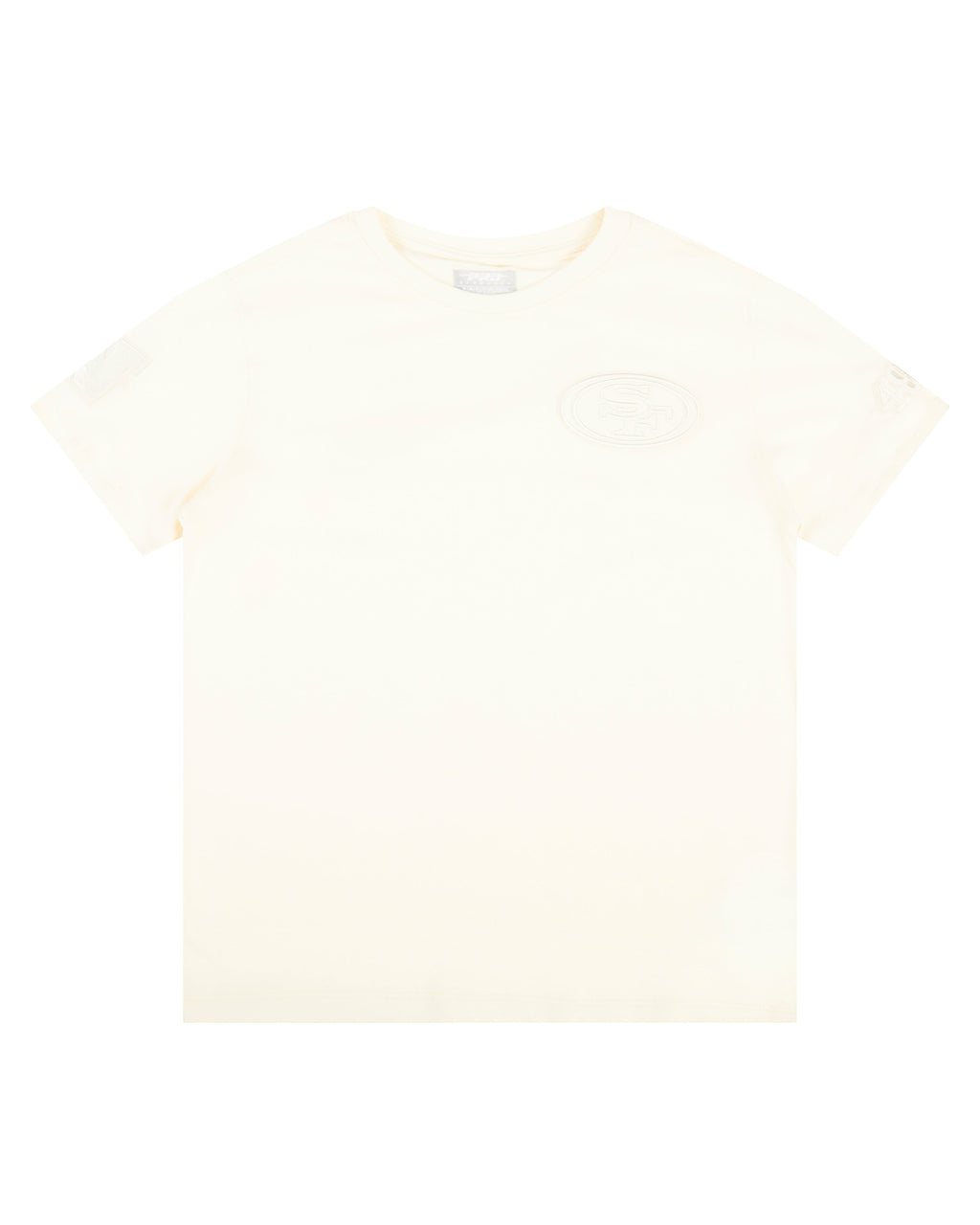 NFL SAN FRANCISCO 49ERS NEUTRAL BIG BOY'S SINGLE JERSEY T-Shirt (EGGSHELL) product image 1, provided for visual reference