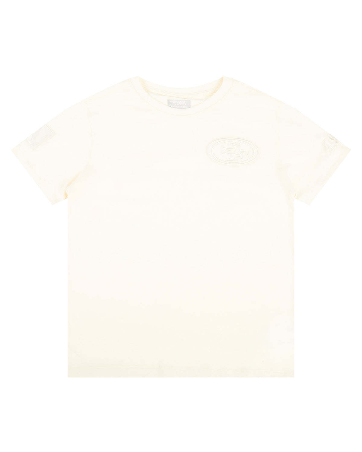 NFL SAN FRANCISCO 49ERS NEUTRAL BIG BOY'S SINGLE JERSEY T-Shirt (EGGSHELL) product image 1, provided for visual reference