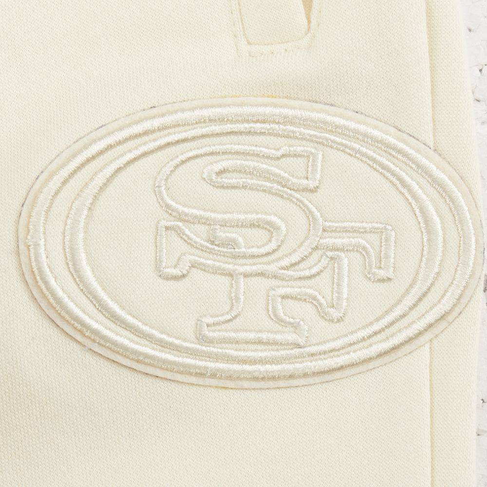 NFL San Francisco 49Ers Neutral Big Boy'S Flc Sweatpant (Eggshell) product image 3, provided for visual reference and