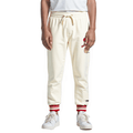 NFL San Francisco 49Ers Retro Classic Big Boy'S Rib Flc Sweatpant (Eggshell/ Red) product image 1, provided for visual